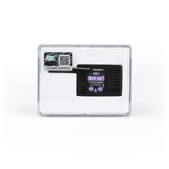 Flysky INr8-8D Ricevitore RC impermeabile a 2,4 GHz 8 canali AFHDS 3 con controllo luci integrato, compatibile con NB4 NB4+ NB4PRO NB4 PRO
