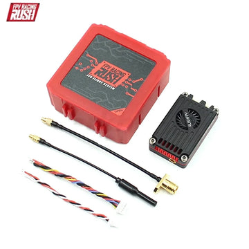RUSH TANK MAX SOLO VTX 2.5W High Power VTX 48CH Video Transmitter with CNC shell for RC FPV Long Range Fixed-wing Drones - 0