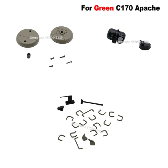 RC ERA C170 AH-64 Apache RC Helicopter Spare Parts Painted Pilots Fuselage Main Blade Grip Tail Rotor Landing Skid image 18
