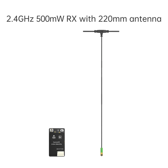 iFlight ExpressLRS ELRS 500mW Single Antenna Receiver ELRS 900MHz 500mW RX / ELRS 2.4GHz 500mW RX for FPV Parts