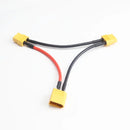 2Pcs XT60 Plug Connector Male/Female 14AWG 100mm Silicone Wire Battery Adapter Y Shape Rc Helicopter Connection Cable-6