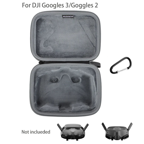 For DJI Avata 2 Goggles 2/3 Bag Case Storage Portable Hard Case Nylon Handle Shock-proof Carrying Box Accessory Goggles 2 3