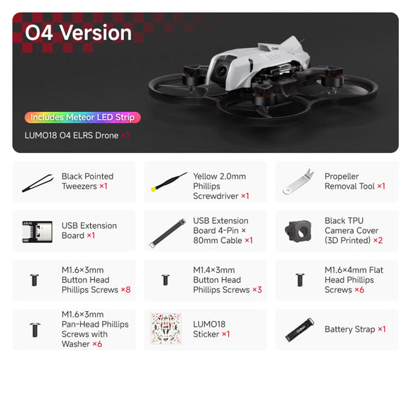 Oxbot Lumo18 1.8-inch SpeedyBee App Parameter Setting for FPV Freestyle Racing DIY Parts