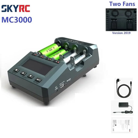 SKYRC SKYRC MC3000 Bluetooth Cylindrical Battery Charger With Headset By Phone For Ni-MH Nickel-Nickel-Zinc Battery - Chargers at ZoneFPV