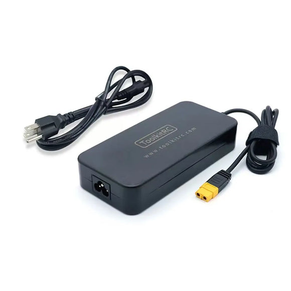 ToolKitRC ADP200 200W 4A Charger Power DC19.5V 10.3A Supply With XT60 Output Adapter for RC iSDT GTPower HotRC SkyRC Chargers