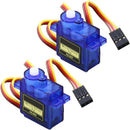 2pcs SG90 9g Micro Servos Kit for RC Robot Helicopter Airplane Controls Car Boat Mini Servo Motor for Arduino Project - Servo at ZoneFPV