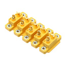 Amass XT60E-M XT60E XT60 Brass Gold Plated Male Plug Screws Mountable Connector For Racing FpV/ Multicopter Fixed Board DIY-3