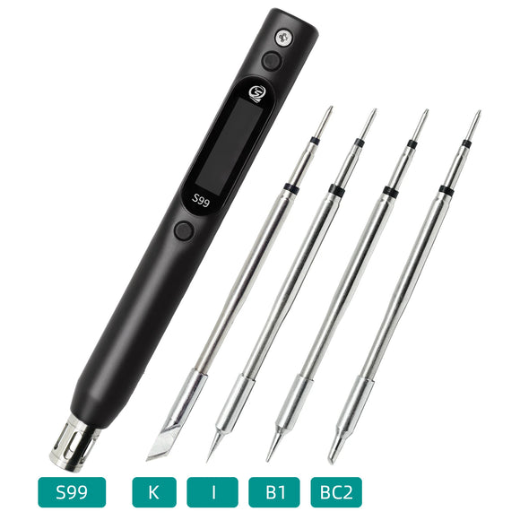 SEQURE S99 Soldering Iron Compatible with JBC245 Tip Support PD|QC|DC|PPS Power Supply for Drone RC Model Welding Repair Tool