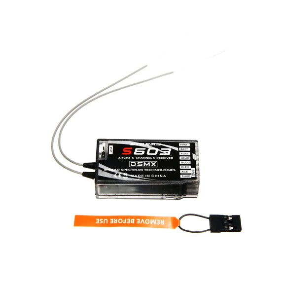 Storm S603 DSM2 DSMX 2.4GHz 6CH RC Receiver for Spektrum NX8 DXe DX6i JR DSX9 Transmitter Drone Car Boat FPV Radio Control Model