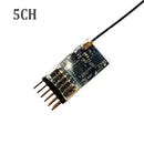 ELRS 2.4G 5CH PWM ExpressLRS Receiver with 2.0dBi 2.4G Copper Pipe Antenna Support ELRS 3.0 PWM/CRSF Protocol for RC FPV Drone-1