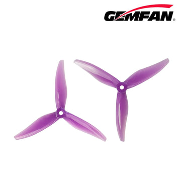 20 pieces/10 pairs Gemfan 5129 5 inch 3 blade propeller prop YUKI co-branded prop for RC FPV racing drone - 0