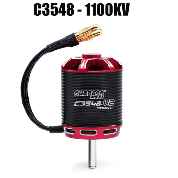 SURPASS HOBBY Motor sin escobillas 2-5S C3530 C3536 C3542 C3548 V2 para aviones RC, multicópteros y motores outrunner sin escobillas