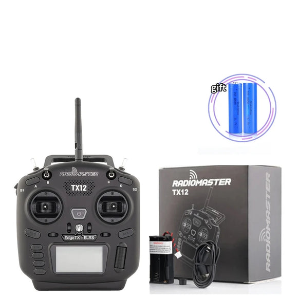 In Stock RadioMaster TX12 MKII MK2 Mark 2 Radio ELRS/CC2500 EdgeTX OpenTX 16CH Multi-Module Compatible Radio Control Transmitter