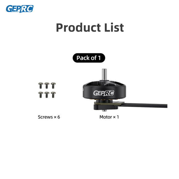 GEPRC SPEEDX2 1003 14800KV Motor 12-20A Hochfest 1.6 / 2 Zoll FPV Racing RC Drone Multicopter