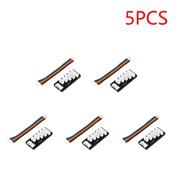 1-10PCS 1S/2S/3S/4S/5S/6S Lipo Battery Balance Charger Cable Lithium Battery Balanced Charger Expansion JST XH Adapter Board
