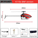 Wltoys XK K110s RC Helicopter BNF 2.4G 6CH 3D 6G System Brushless Motor RC Quadcopter Remote Control Drone Toys For Kids Gifts