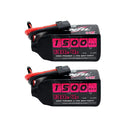 2PCS CNHL 4S 14.8V Lipo Battery 1500mah 130C with XT60 Plug For RC FPV Helicopter Airplane Drone Racing