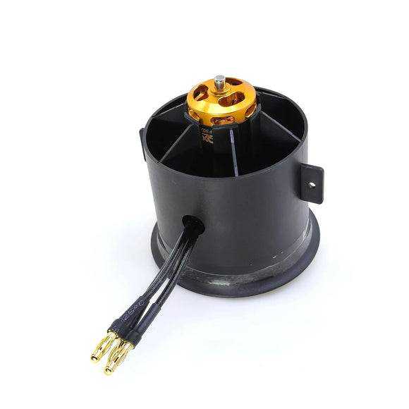 QX-MOTOR Ventola intubata da 70 mm a 12 pale EDF con motore brushless 6S, utilizza ESC da 100 A, adatta per jet, elicotteri, droni e parti ad ala fissa