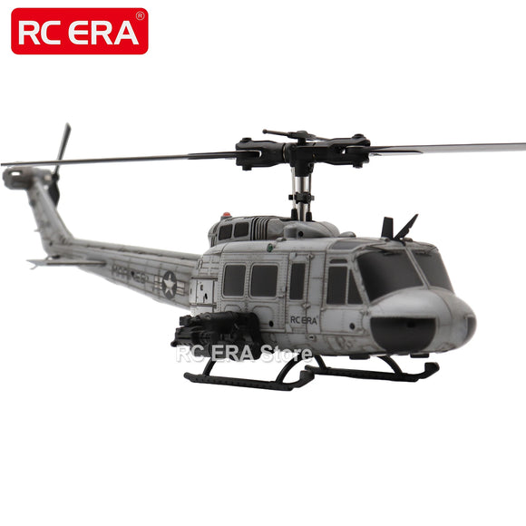 RC ERA C032 UH1 Huey Weathered Marine 6ch RC Helicopter with Optical Flow TOF Auto Stabilized Remote Control Hobby Toys for Boy