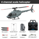 RC ERA A60 4CH Helicopter 1/42 Scale BELL-206 Optical Flow Positioning 10min Fly Time 2.4G 120M 6-Axis Gyroscope Brushless Plane