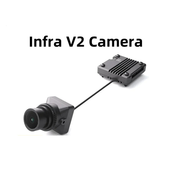 CADDX Infra V2 Camera No-Light Night Camera Analog VTX Kit 0 Lux Super WDR 1500TVL 131° FOV Black and White Sensor for FPV Drone
