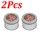 1-14Pcs Soldering Iron Tip Cleaner Desoldering Ball Cleaning Nozzle Tip Clean Brass Wire Sponge Copper Wire Cleaner Ball Tools