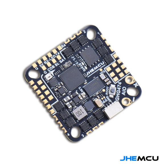JHEMCU GHG474AIO OSD Flight Controller Built-in 45A BLheliS 2-6S 4in1 Brushless ESC for Toothpick RC FPV Racing Drone