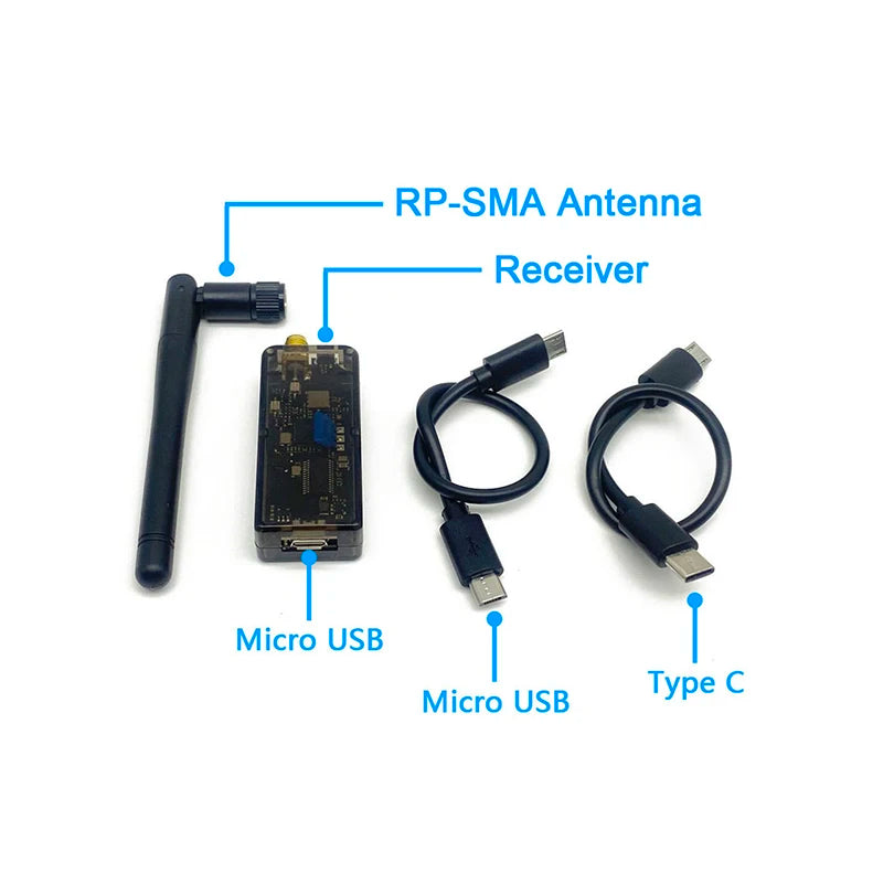 RXC 5.8G 48CH FPV ricevitore UVC OTG OLED SMA 5-36V Drone Kit | ZoneFPV