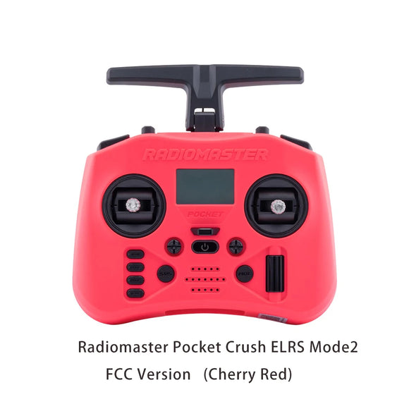 Radiomaster Pocket Crush 2.4GHz ELRS Hall Gimbal Transmitter Remote Control Portable Lightweight Foldable Antenna