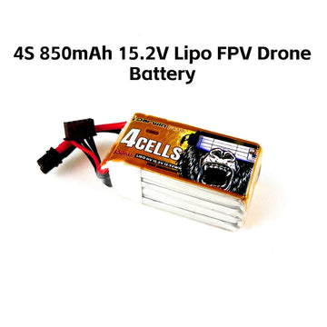 Darwin FPV 4S 850mAh 15.2V Lithium Polymer FPV Drone Battery For BabyApe Ⅲ Pro/Freestyle, CineApe 25 FPV Drone