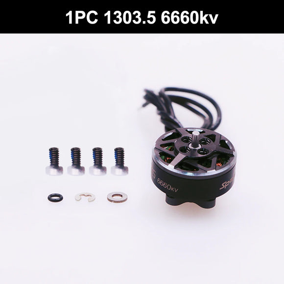 4 pezzi SpeedyBee BeeStorm 1303.5 6660kv Brushless Potenza di picco a livello di millisecondi Compatibile con Mario Mini25 FPV