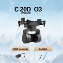 UAV Car Drone PTZ Camera with Gimbal Stand Two-Axis Stabilization Digital Image Transmission for Aerial Photography-9