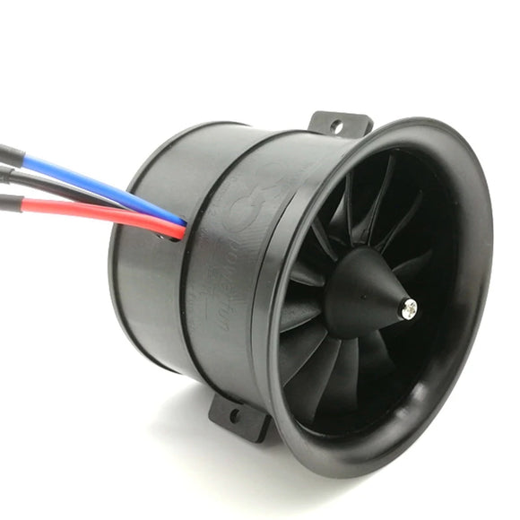 AM-70mm AM-70mm 12 Blades Ducted Fan EDF Unit with 4S 3400KV Brushless Motor for RC Airplane - Motors at ZoneFPV