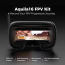 BETAFPV Kit FPV Aquila16 ELRS 2.4G LiteRadio 2 SE VR03 Gafas FPV Aquila 16 25-350mW VTX 1102 18000KV Motor sin escobillas-5