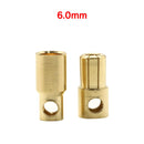5Pairs Gold Plated Brass Banana Connectors RC Toys Plug Lipo Battery To Electronic ESC Motor DIY Accessories 2/3/3.5/4/5/6/8mm-12
