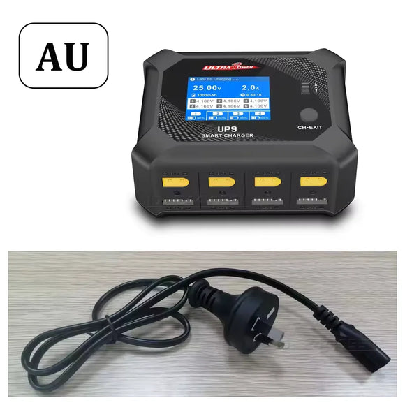 ULTRA POWER UP9 200W Four Channels Smart Blance Charger AC100W /DC 200W Double Input Battery Charger RC Tools