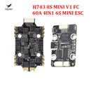 HGLRC H743 8S MINI V1 60A 4IN1 6S 8bit FPV ESC MINI Flight Controller Dual-BEC Modular With Gyro 20x20mm DIY FPV Drone For Adult-1