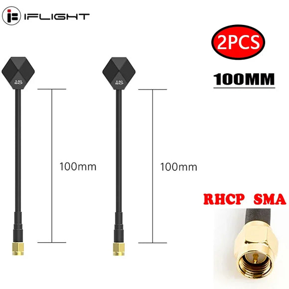 2PCS iFlight Albatross V2 5.8GHz LHCP RPSMA  RHCP SMA FPV Antenna 100mm for FPV RC Drone Parts