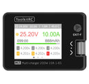 ToolkitRC M7 200W 10A DC Balance Charger Discharger for 1-6S Lipo Battery With Voltage Servo Checker ESC Tester Receiver LCD IPS-4