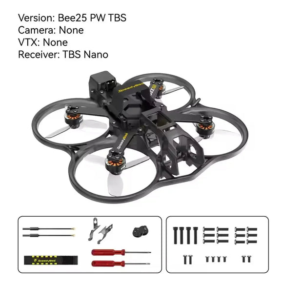 SpeedyBee Bee25 2.5inch HD FPV Drone ELRS 2.4G TBS Version For O4 O3 Air Unit Runcam Link RC FPV Cinewhoop Drone Airplane