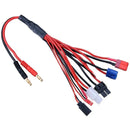 Limited Clearance AIO Charging Cable 4.0mm Banana Adapter Connector for Imax B6 B6AC Lipo Battery-7
