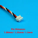 4PCS JST 1.0mm 1.25mm 1.5mm 3Pins Male Female Standard JR Servo Plug Extension Convert Cable for Mini Receiver Servo Wire Plug-6