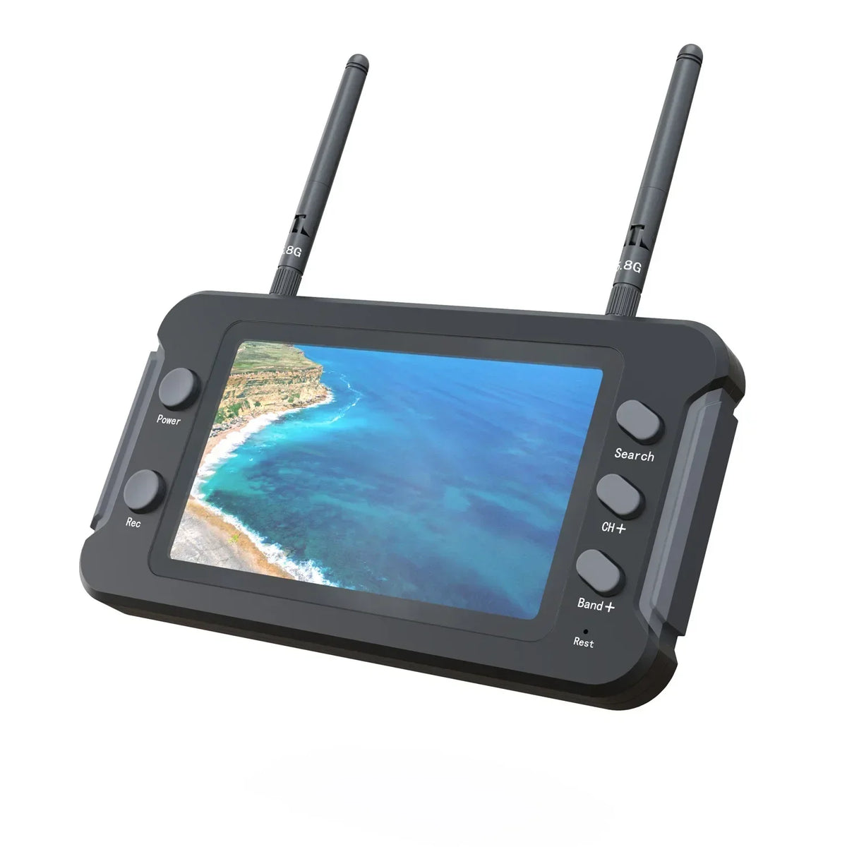 5.8G FPV Monitor 4.3 Inch 40CH LCD DVR Auto Search RC Drone | ZoneFPV