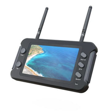 5.8G FPV Monitor With DVR 40CH 4.3 Inch LCD Display 16:9 NTSC/PAL Auto Search Video Record For RC FPV Drone Quadcopter - 0