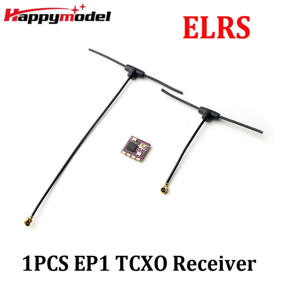 HappyModel 2.4G ELRS EP1 EP2 EP1 DUAL TCXO True Diversity Receiver with RF Amps For RC FPV Freestyle Long Range Drone Quadcopter