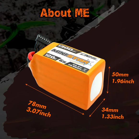 2pcs CNHL 6S 22.2V Lipo Battery 1300mAh 1500mAh 1800mAh 120C With XT60 Plug For RC FPV Drone Quadcopter Helicopter Airplane