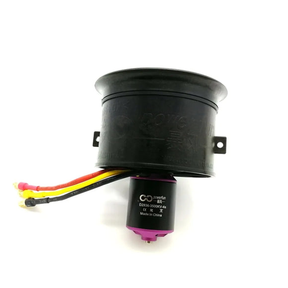Dobofo Ventola elettrica intubata Storm EDF da 64 mm a 11 pale, accessori per motori a reazione per aeromodelli 3s 3900kv 3s/4s 3500kv
