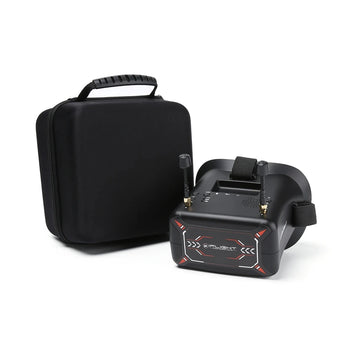 IFlight 4.3 Inch FPV Analog Goggles with DVR Function 40CH 5.8GHz Built-in 3.7V/2000mAh Battery for Drone Racing And Flying - 0