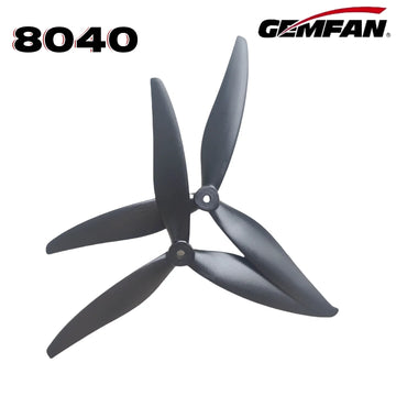 Gemfan 8040 8X4X3 3-blade 8-inch Propeller RC Photography Drone FPV CW CCW  8inch Props for RC FPV X-Class Drone DIY Parts