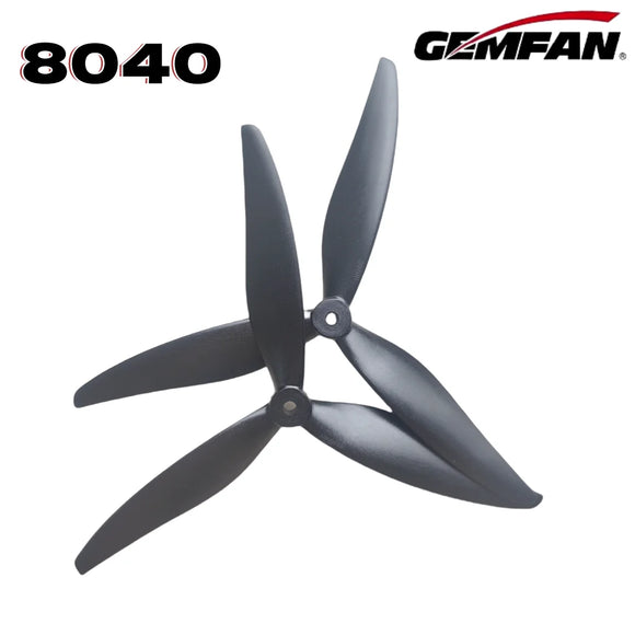 Gemfan 8040 8X4X3 3-blade 8-inch Propeller RC Photography Drone FPV CW CCW  8inch Props for RC FPV X-Class Drone DIY Parts